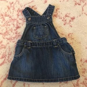 Old navy jean overall dress